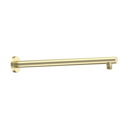Circular 16 Wall Mounted Shower Arm - Brushed Gold